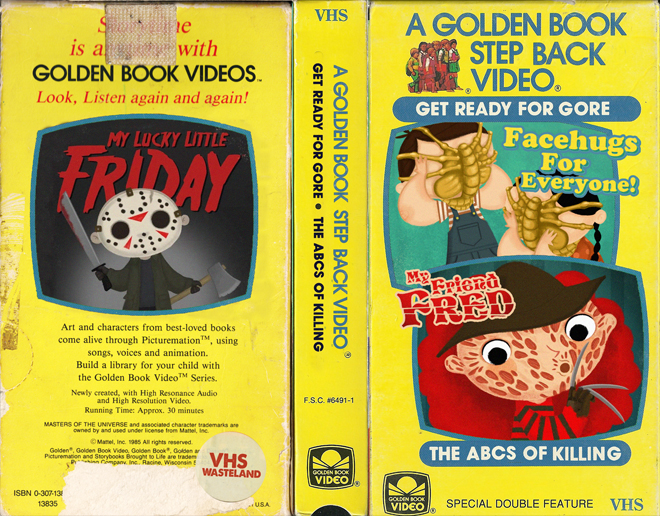 GOLDEN BOOK CUSTOM VHS COVER